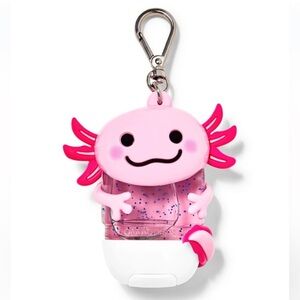 BBW PINK AXOLOTL POCKETBAC KEYCHAIN HOLDER NWT